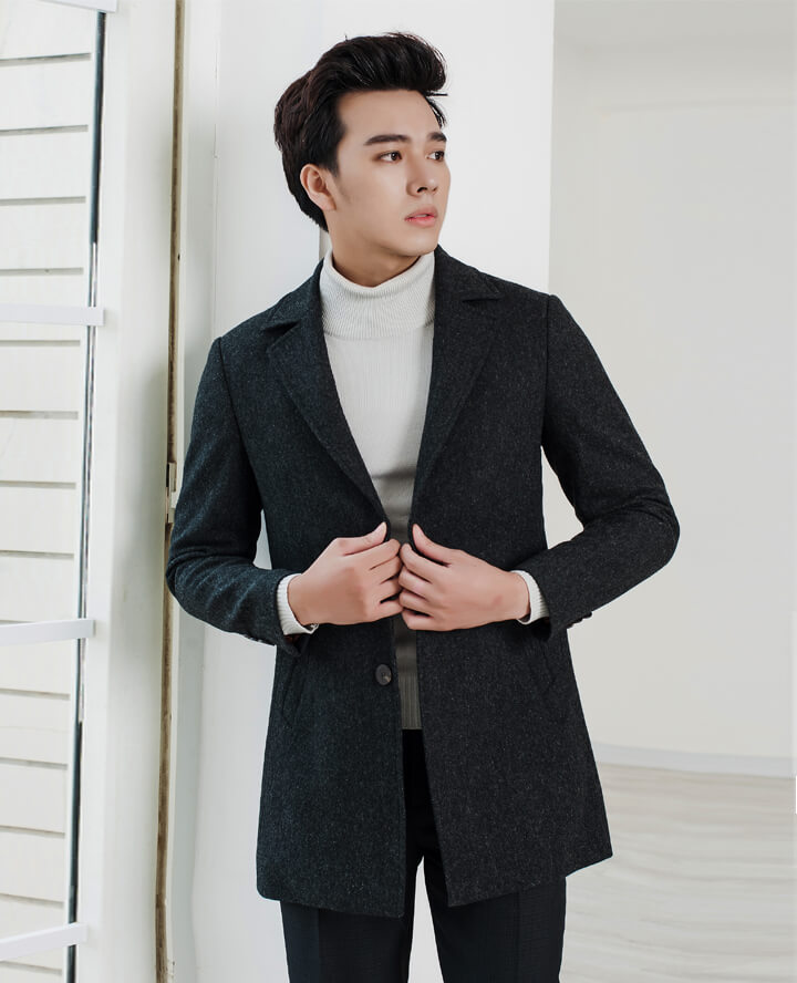 ÁO DẠ CỔ VEST