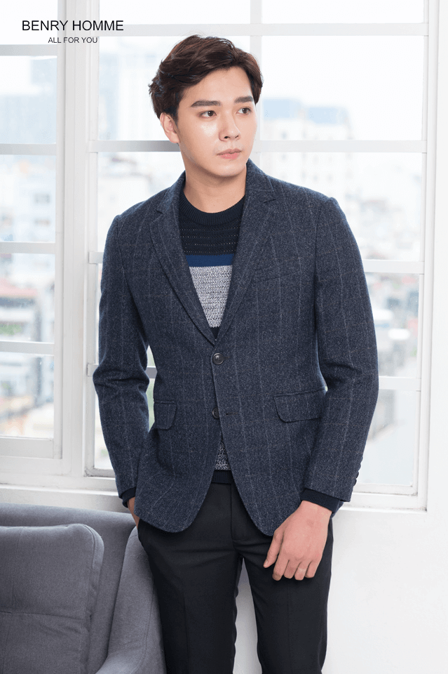 Áo vest dạ lông cừu