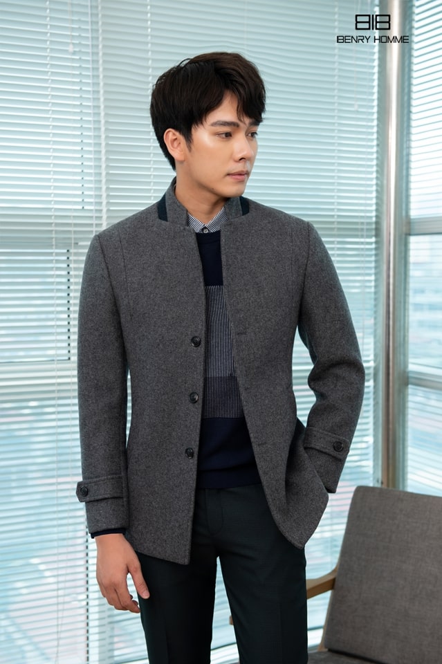 Áo dạ dáng ngắn 5840GR